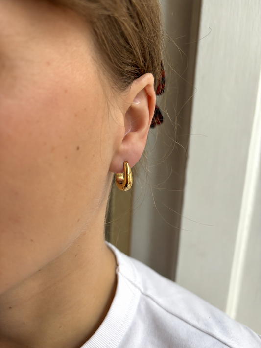 Molly Hoop Kreoler 18k Forgyldt - Vandfast