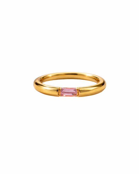 Rose Ring 18k Forgyldt - Vandfast