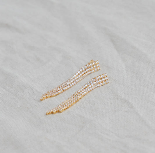 Luce Diamanti Øreringe 18k Forgyldt