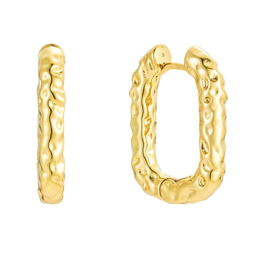 Dia Hoop Øreringe 18k guldbelagt