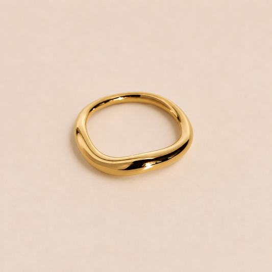 Zea Ring 18k Forgyldt - Vandfast