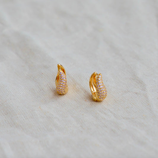 Zea Diamanti Baby Øreringe 18k Guldbelagt